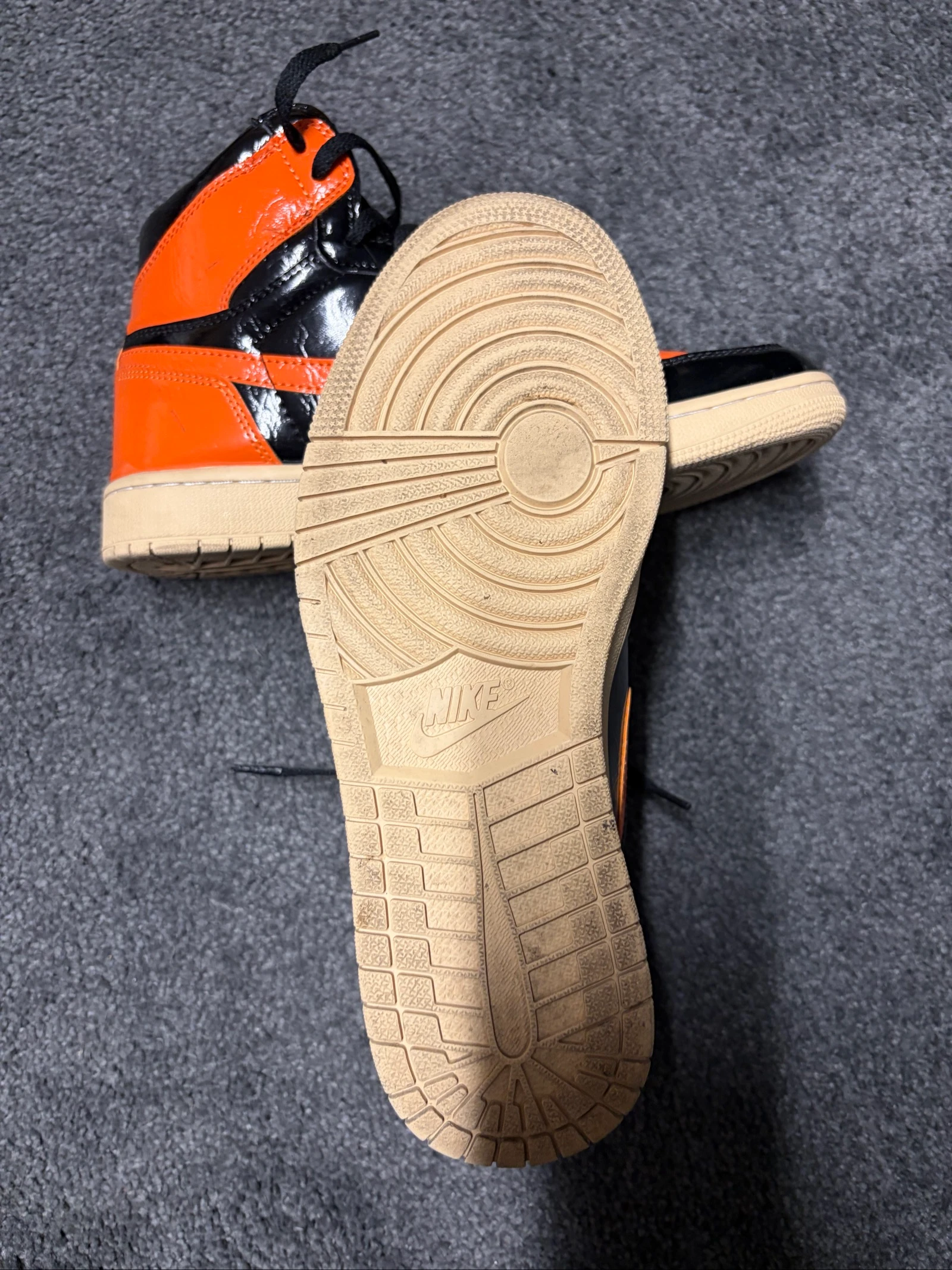 Jordan 1 Black Bright Orange – photo 4